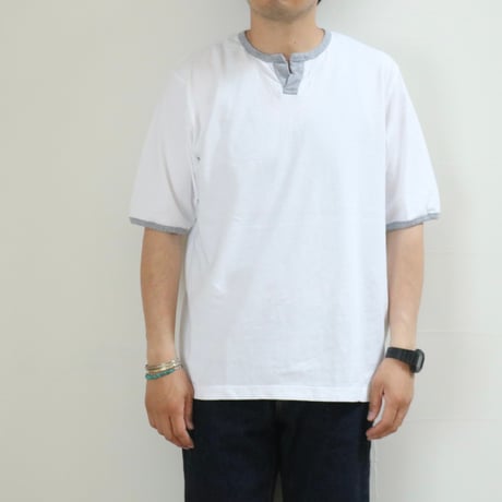 WALLA WALLA SPORT / H/S SPLIT NECK RINGER TEE