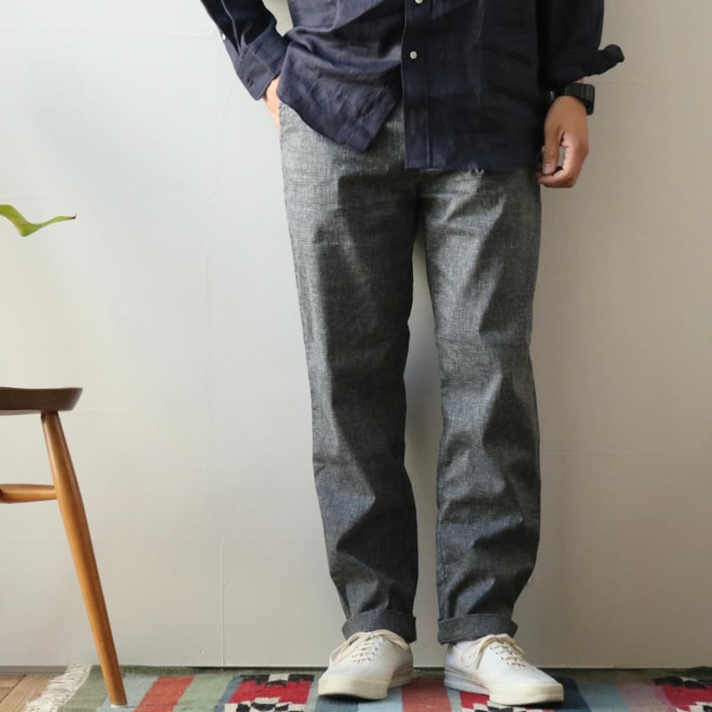 FOB FACTORY F0488 “SOLOTEX EASY PANTS” CHARCOAL – by CITRON