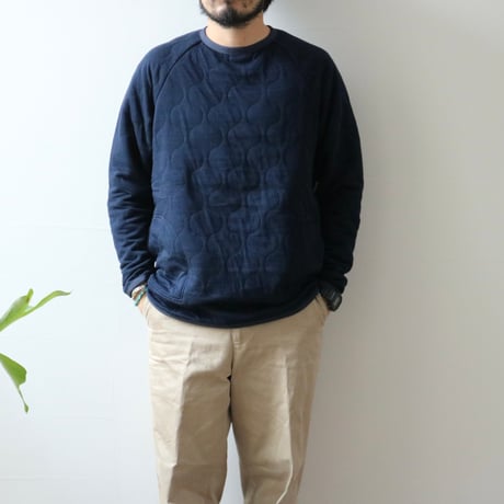 UNISEX / SPINNER BAIT / ラグランクルーネック ミリタリーキルト / 1022MK