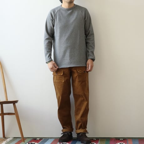UNISEX / SPINNER BAIT / ラグランクルーネック サーマルボンバーヒート / 102TB