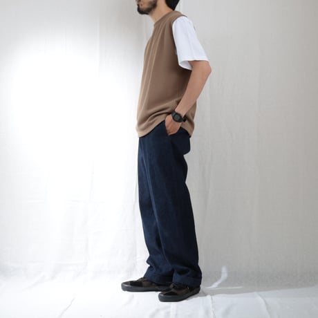 AXESQUIN -modified- / QD ECO WAFFLE SLEEVELESS TEE / 321130