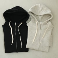 UNISEX / Velva Sheen / LOOPWHEELER BIG W-ZIP HOODIE / 162373