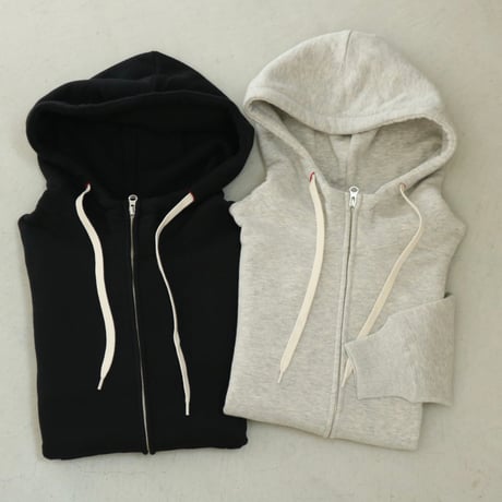 UNISEX / Velva Sheen / LOOPWHEELER BIG W-ZIP HOODIE / 162373