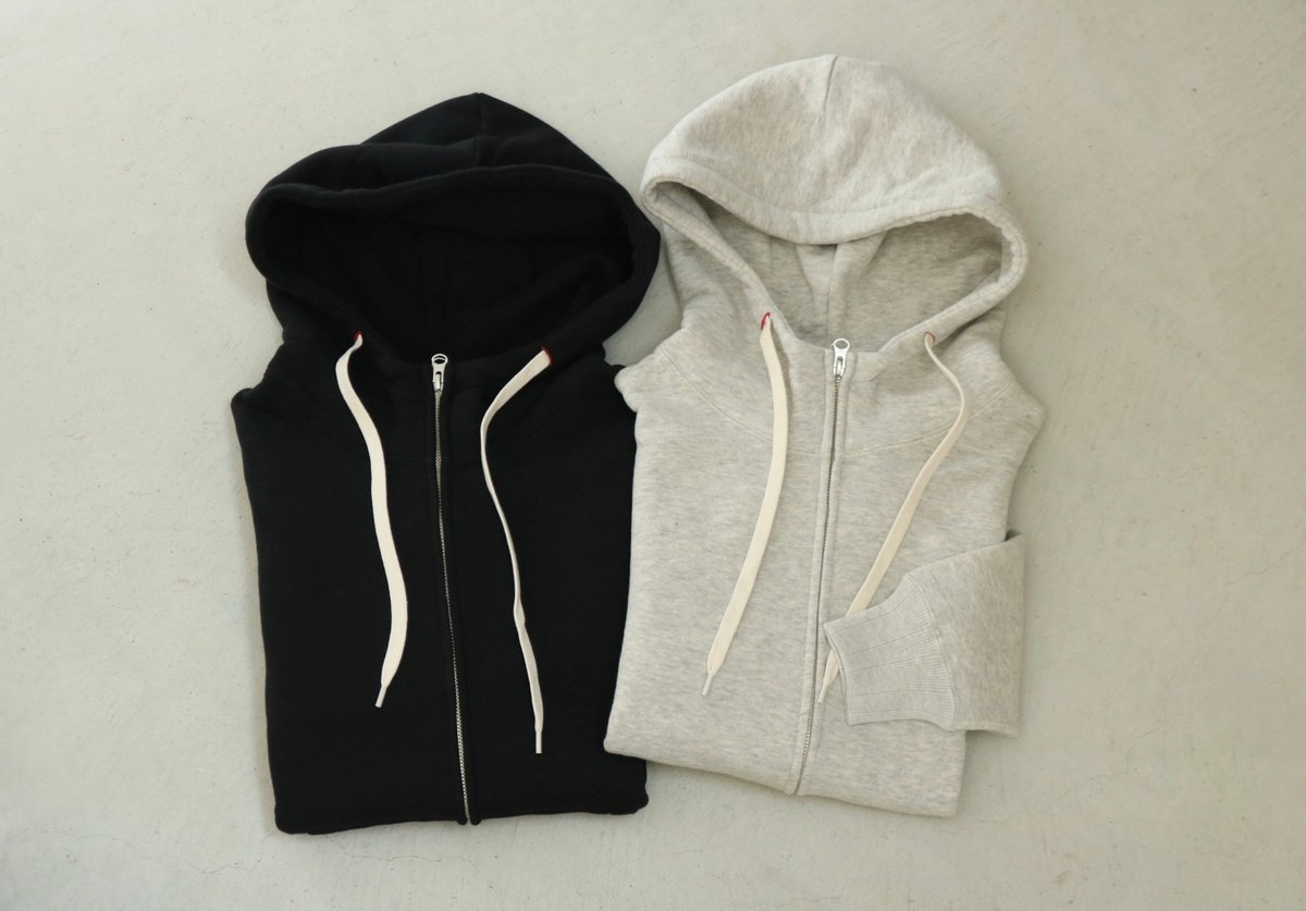 Velva Sheen ブラック フルジップ パーカー L Velva Sheen（ベルバシーン）の「VELVA SHEEN × AMERICAN RAG CIE