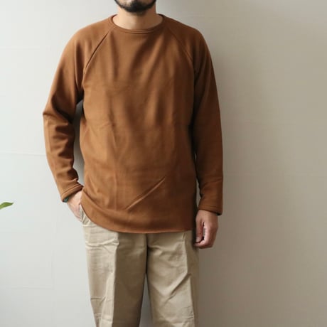 UNISEX / SPINNER BAIT / ラグランクルーネック ボンバーヒート / 102BH