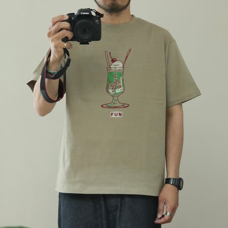 FUN UP NECESSARY / 純喫茶 FUN USA COTTON S/S TEE / F-25020541