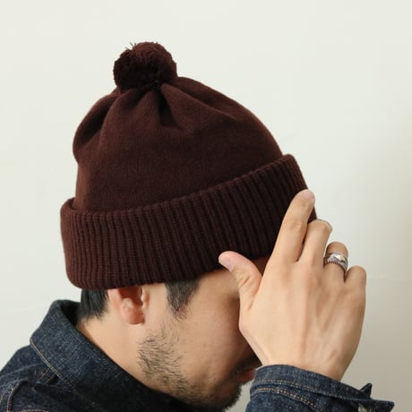 amne / FINE WOOL knit cap / amn-KN-006