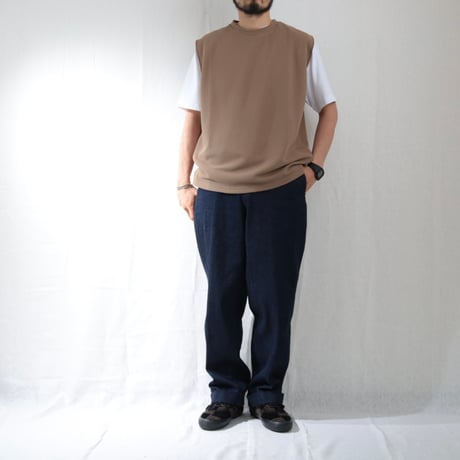AXESQUIN -modified- / QD ECO WAFFLE SLEEVELESS TEE / 321130