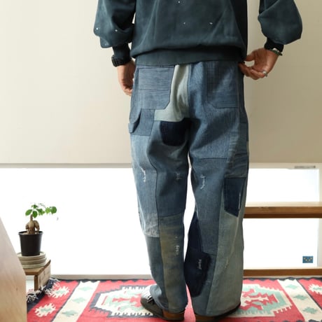 MR.REMAKEMAN / Damege Pants Denim / MR-2507670-①