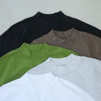 UNISEX / LOS ANGELES APPAREL / OVERSIZED SHORT SLEEVE HIGH MOCKNECK T-SHIRT / 1825GD