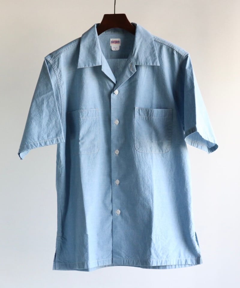 【BIG YANK】半袖　U54 QLS SHIRTS CHAMBRAY U54 QLS SHIRTS LT CHAMBRAY