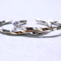 【新品・未使用】Bruce Morgan 14K チゼル プレーン バングル RIVER MAIL企画】ナバホ族 Bruce Morgan 1/4