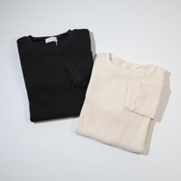 UNISEX / SPINNER BAIT / リブクルーネック 空紡糸サーマル / 123TH