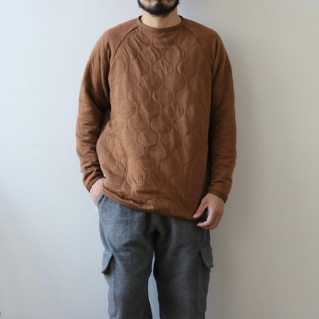 UNISEX / SPINNER BAIT / ラグランクルーネック ミリタリーキルト / 1022MK