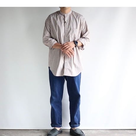 amne / STRIPE B.C L_s shirts / amn-SH-032