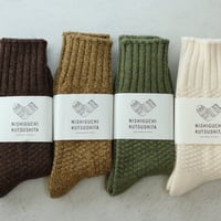 UNISEX / NISHIGUCHI KUTSUSHITA / ウールコットンブーツソックス