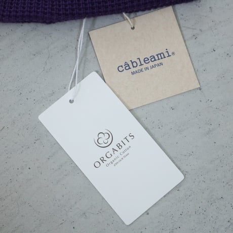 UNISEX / cableami / ORGANIC COTTON WAFFLE W/CAP