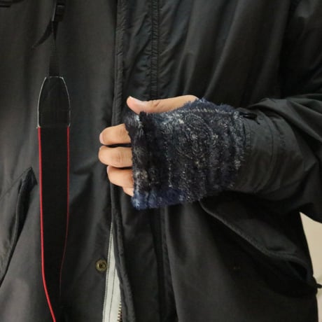 UNISEX / cableami / Print Fleece HAND WARMER / 014-25AW