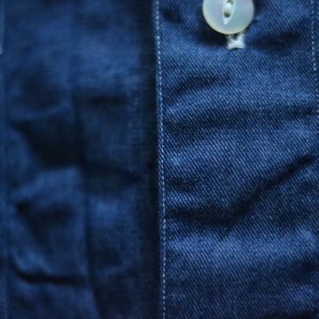 CATTA / REGULAR COLLAR W POCKET SHIRT -DENIM- / RG-03WP