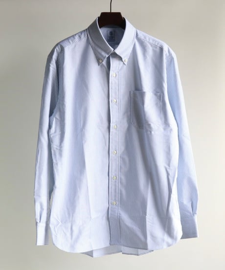 GAMBERT CUSTOM SHIRTS ライトブルー長袖シャツ GAMBERT CUSTOM SHIRT〉老舗が作るオーセンティックなシャツ
