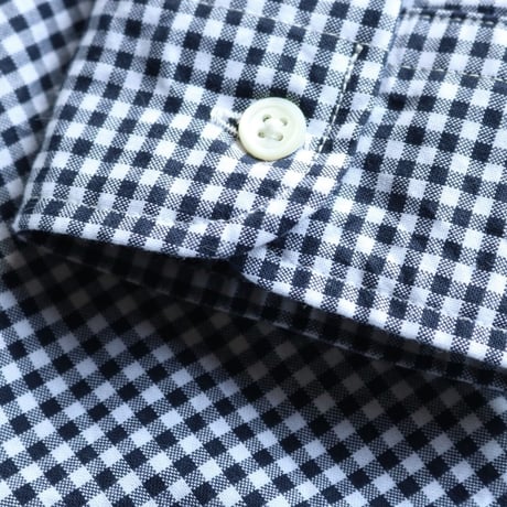 TRY & ERROR / STAND COLLAR SHIRT GINGHAM CHECK