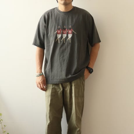 UNISEX / FUN for modem design / Ojisan Pigment Dye Tee / F-23052511
