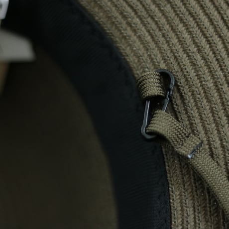 cableami / organic COTTON BRAID BUSH HAT with strap (detachable) / 026-25SS