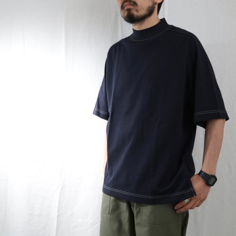 CATTA / MOCK NECK SHORT SLEEVE TEE / STN-02