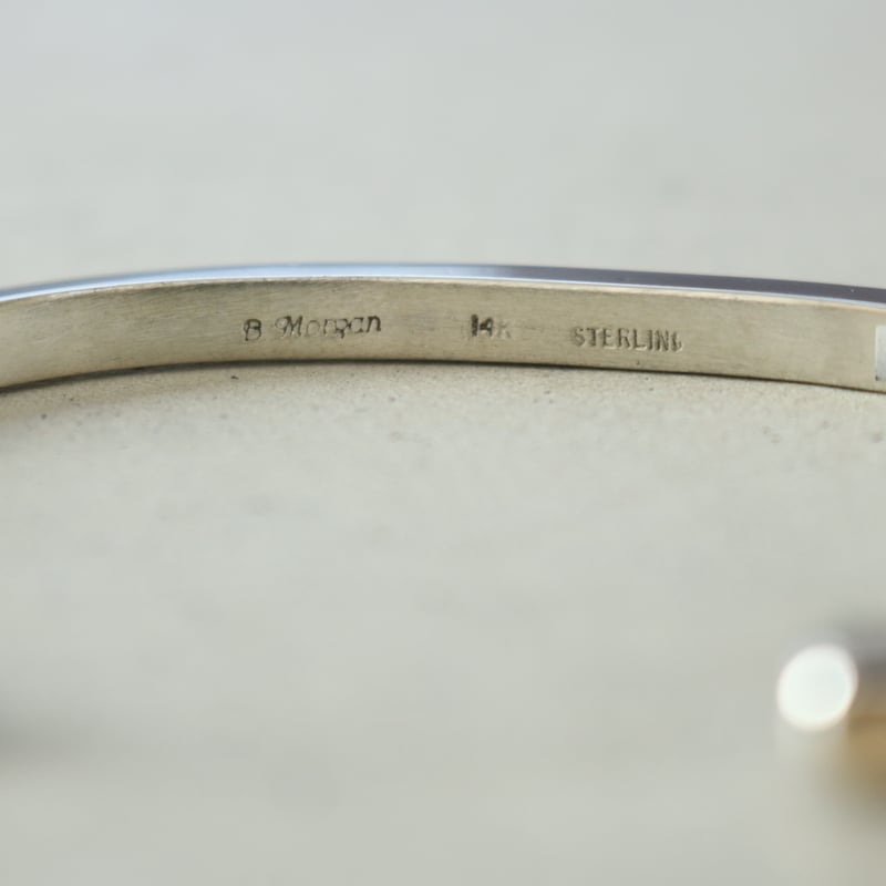 UNISEX / ナバホ族 Bruce Morgan / #6SQ プレーン(14K) プレー UNISEX / ナバホ族 Bruce Morgan / #6SQ プレーン(14K) プレー