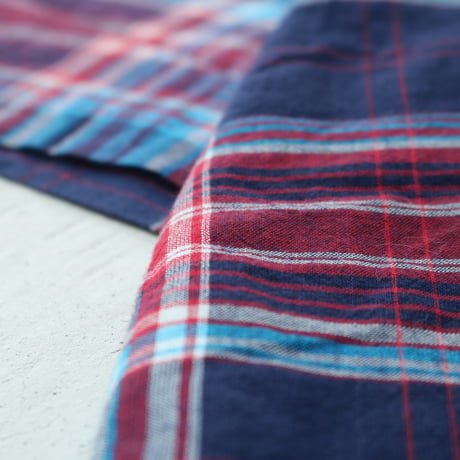 D.C.WHITE / MADRAS CHECK INDIAN CLERK SHIRTS / D231659 . D231658 . D231663 . D231661 . D231665