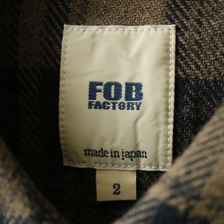 FOB FACTORY / NEL CHECK WORK SHIRT / F3497