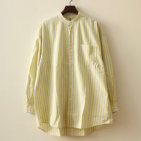 D.C.WHITE / RELAX BAND COLLAR SHIRT / D231666
