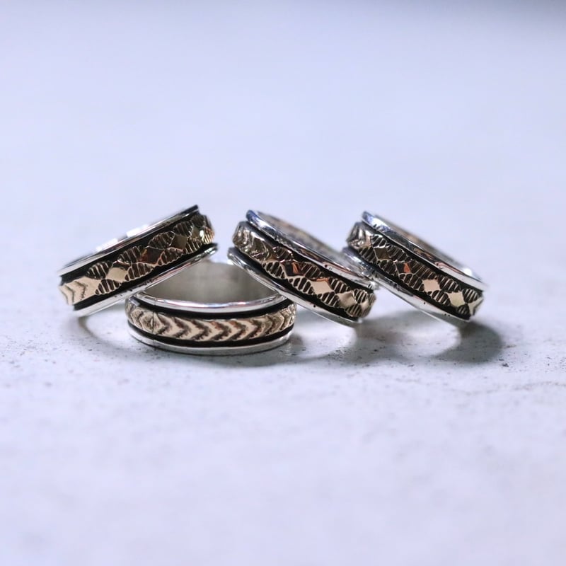 ブルースモーガン　リング 11号 ブルースモーガン 14金トップスタンプ リング｜マライカ