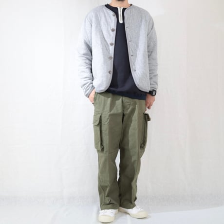 UNISEX / SPINNER BAIT / ライナーカーディガン ミリタリーキルト / 211MK