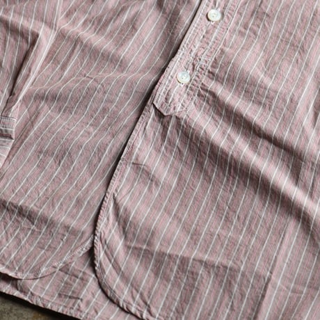 FOB FACTORY / STRIPE BAND COLLAR SHIRT / F3488