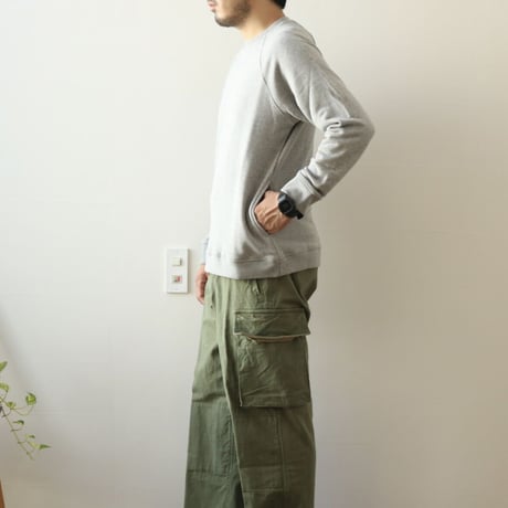 UNISEX / SPINNER BAIT / ラグランクルーネック アズマ裏毛 / 126OU