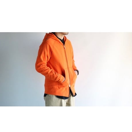 Velva Sheen / 8oz PIGMENT HOODED W-ZIP SWEAT