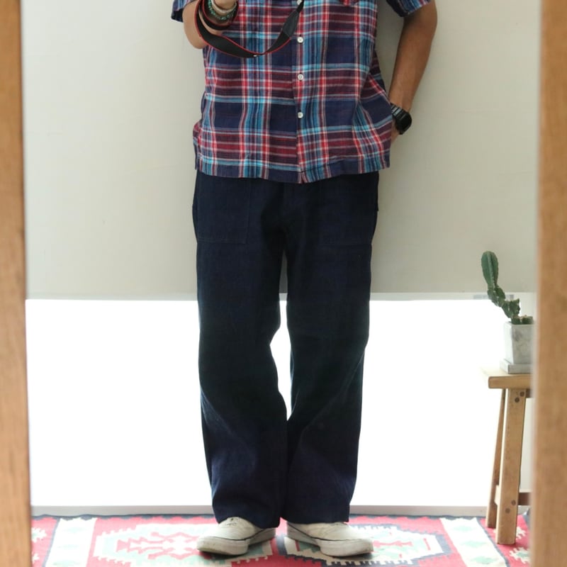 fobファクトリー★ベイカーパンツ★denim★jeans★bakerpants FOB FACTORY（FOBファクトリー） 888 デニム ベイカーパンツ / メンズ