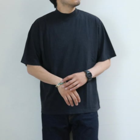 UNISEX / LOS ANGELES APPAREL / OVERSIZED SHORT SLEEVE HIGH MOCKNECK T-SHIRT / 1825GD