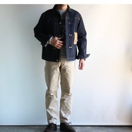 UNISEX / FOB FACTORY / SELVEDGE GARAGE DENIM JKT / F2432