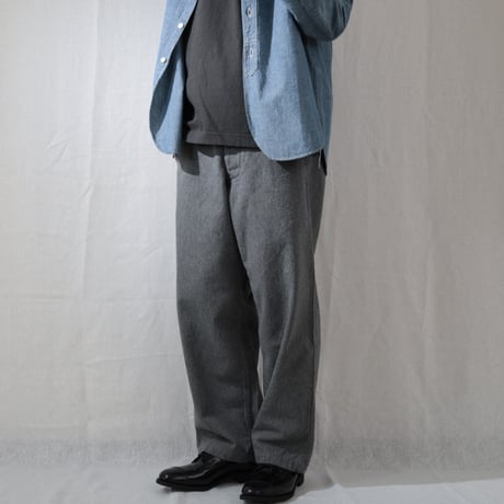 CRANK PROJECTS / ファットパンツ ウールコットンアーミーツイル / FAT501AT