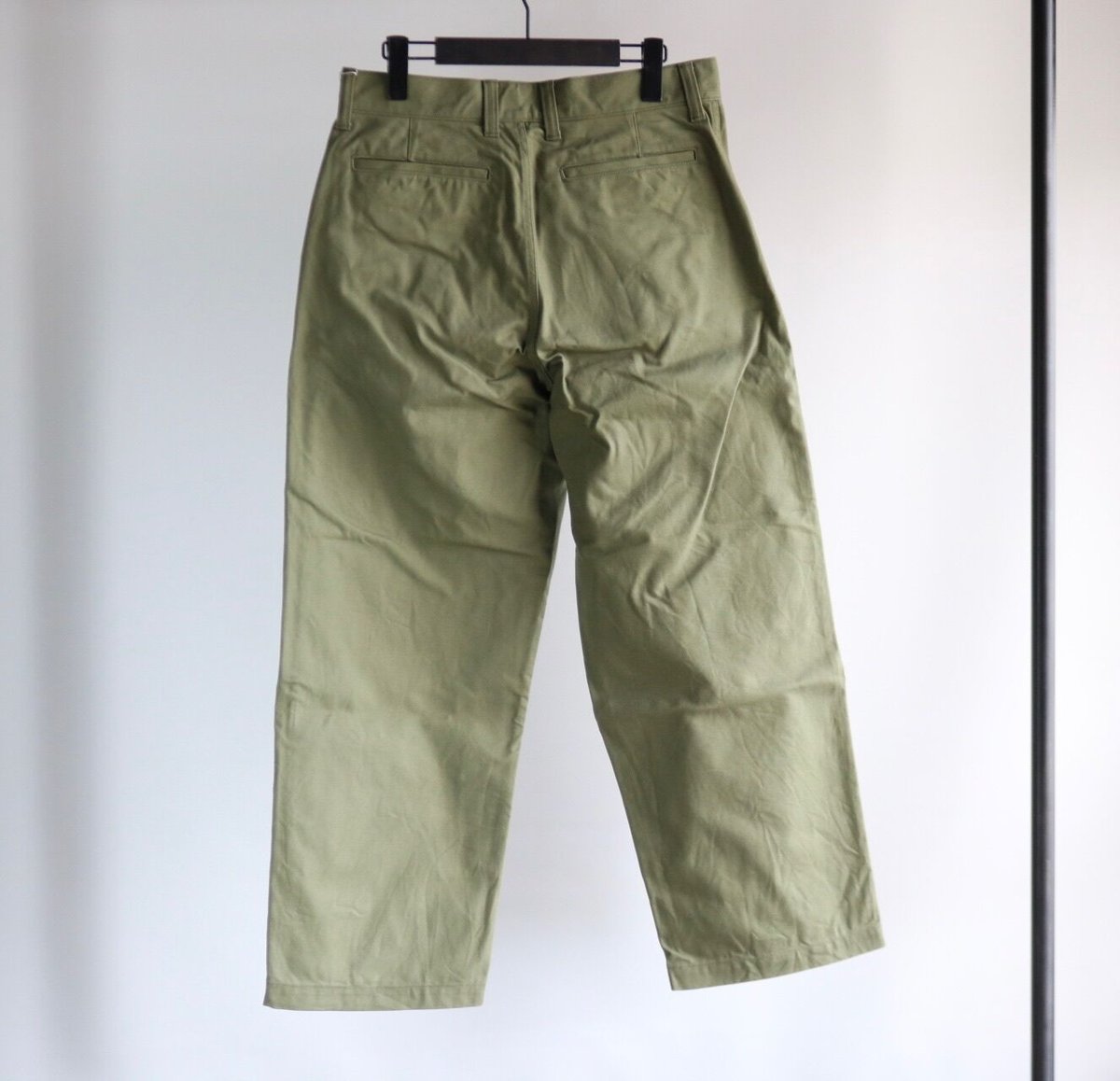 CRANK PROJECTS　ファットパンツ　コットンサージ　ベージュ　38 クランクプロジェクツ/CRANK PROJECTS コットンサージファット