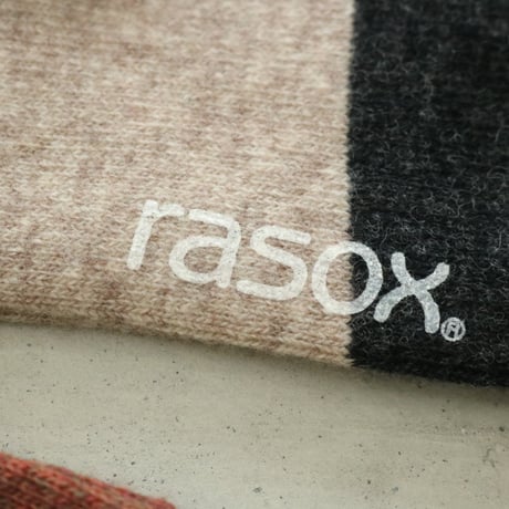 UNISEX / rasox / マルチボーダーウール・クルー / CA152CR03