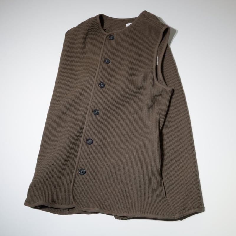 UNISEX / SPINNER BAIT / ベスト 空紡糸ワッフル / 216CW | L