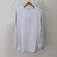 UNISEX / amne / OPENEND round hem tee / amn-CS-083