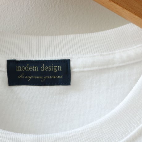 UNISEX / modem design / USA cotton Tee ''swimming now'' / M-2301058