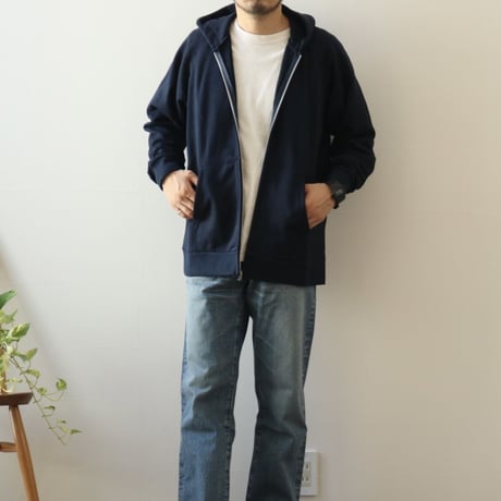 UNISEX / SPINNER BAIT / ラグランZIPパーカー オーガニックコットン裏毛 / 215OU