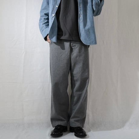 CRANK PROJECTS / ファットパンツ ウールコットンアーミーツイル / FAT501AT