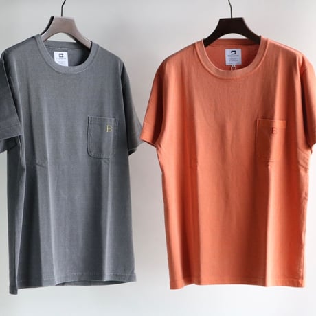 Branchworks / エメラルド天竺 POCKET EMB TEE