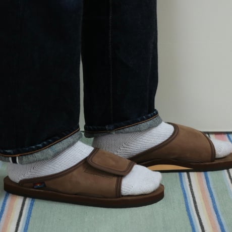 RAINBOW SANDALS / PREMIER LEATHER SINGLE LAYER ARCH MEN'S SLIDE / 301SLIDE